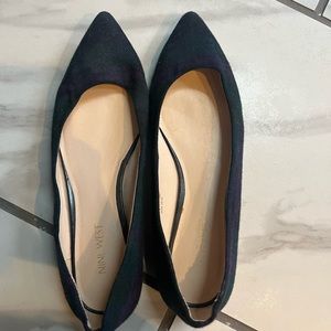 Nine West Plaid Flats 8.5